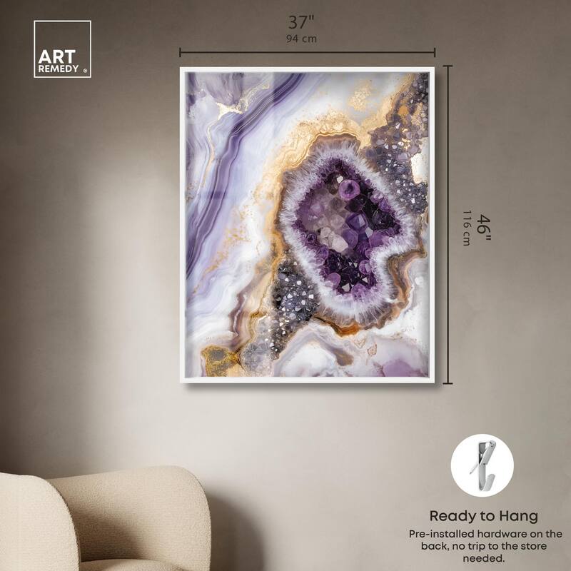 Amethystine Dream II Shadowbox by Art Remedy