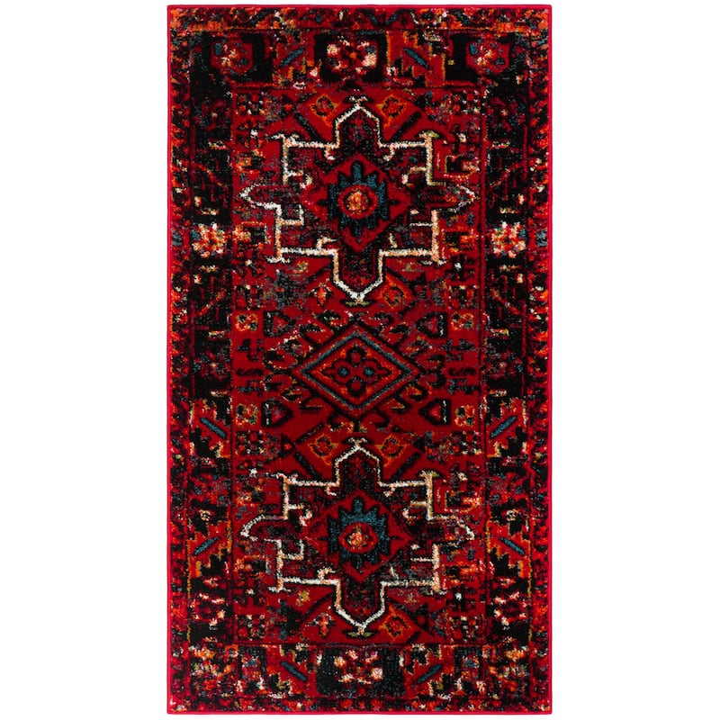 SAFAVIEH Vintage Hamadan Vina Oriental Rug - 2'3" x 4' - Red/Multi