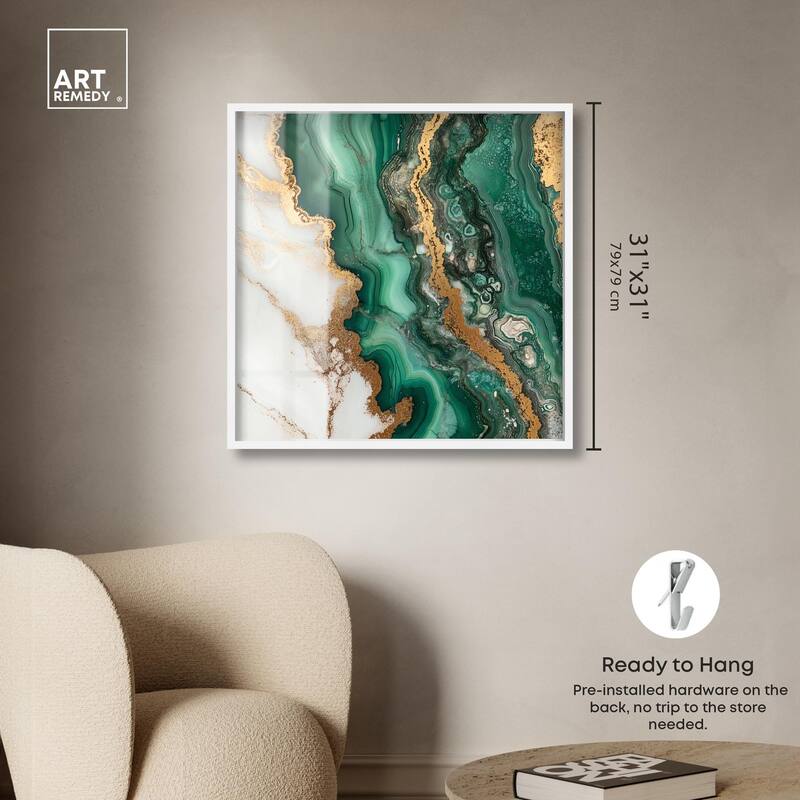 Malachite Majesty Shadowbox by Art Remedy