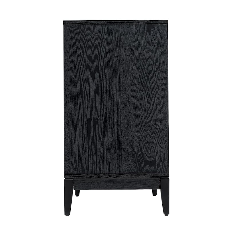 Sango Arch 2 Door Cabinet - Black, Stylish and Functional Storage