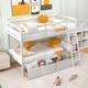 preview thumbnail 7 of 10, Costway Twin Over Twin Bunk Bed with 2 Storage Drawers Ladder No Box - See Details