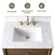 preview thumbnail 81 of 79, Vanity Art 30" Freestanding Bathroom Vanity with Engineered Marble Top and Sink