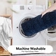 preview thumbnail 38 of 110, Deconovo Non Slip Chenille Striped Bath Mat Soft Durable