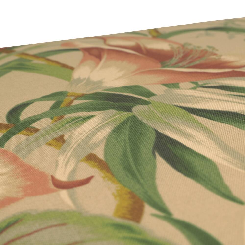 Outdoor/Indoor Botanical Glow Tiger Lily 18.5-inch Throw Pillow (Set o