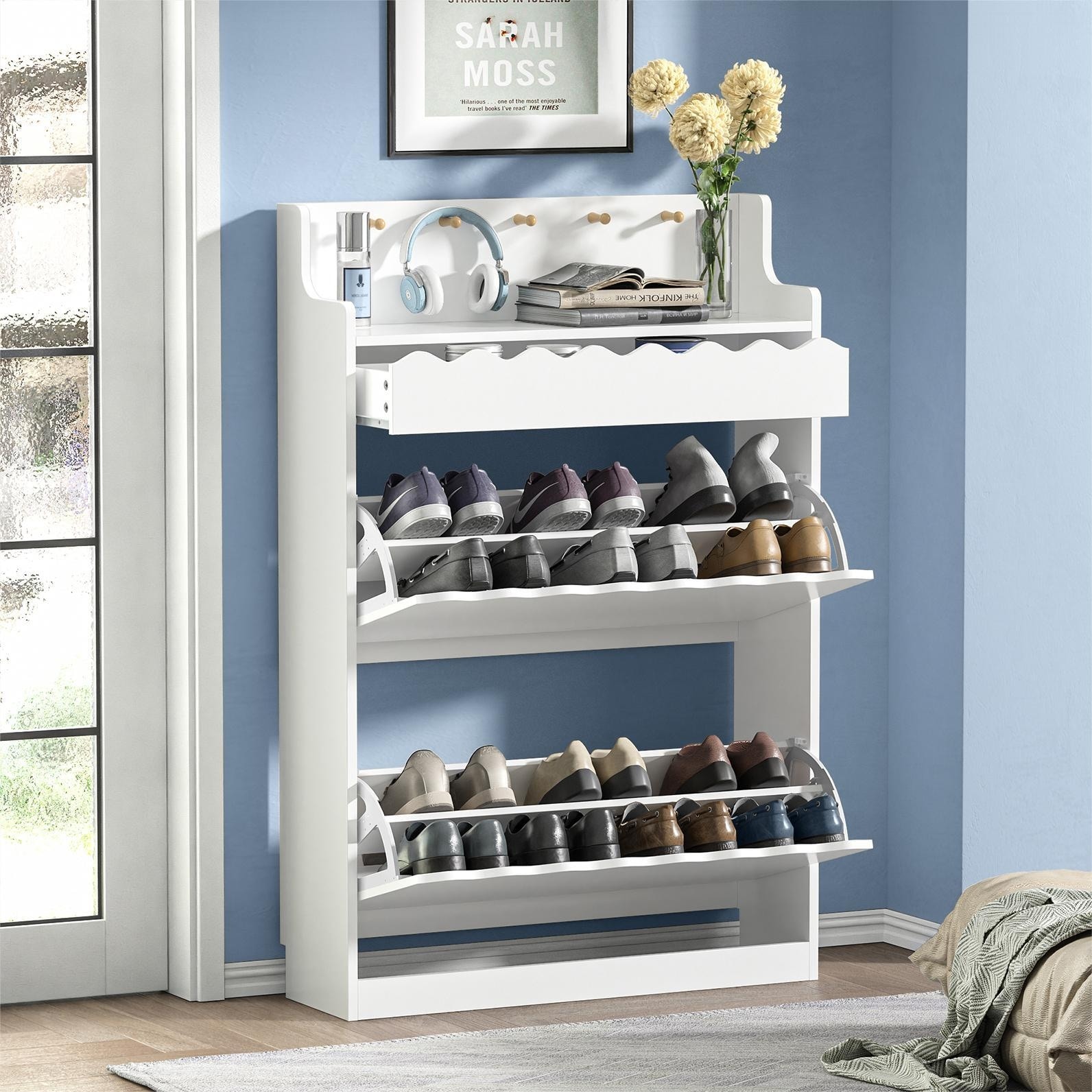 Shoe storage cabinet b&m hot sale