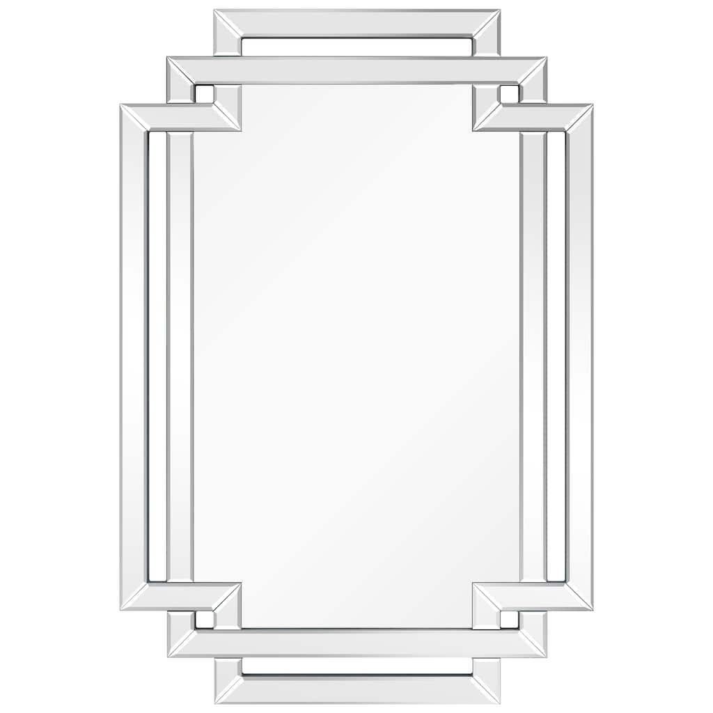 Crosspath Beveled Framed Rectangular Wall Mirror - 30" x 44" x 0.9"