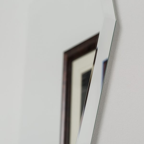 Century Clear Glass Modern Bathroom Mirror - On Sale - Bed Bath