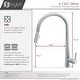 preview thumbnail 32 of 54, STYLISH Kitchen Sink Faucet Single Handle Pull Down Dual Mode Stainless Steel Polished