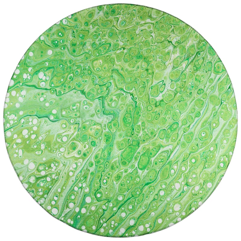 Indoor/ Outdoor Addison Karina Abstract Washable Area Rug