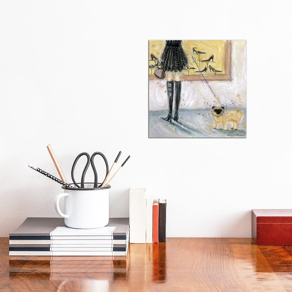 iCanvas "Pug " by Bella Pilar Canvas Print