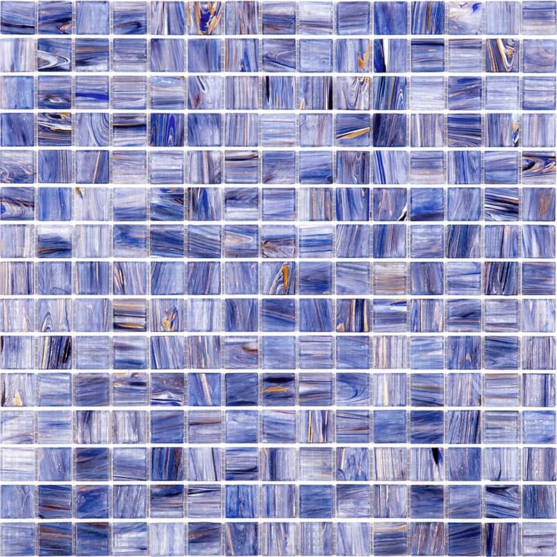 Apollo tile 12" x 12" Celestial Glossy Blue White Glass Tile (20 sq ft/case) - 20 Pack