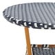 preview thumbnail 13 of 46, SAFAVIEH Outdoor Patio Furniture California Bistro Table (Fully Assembled)
