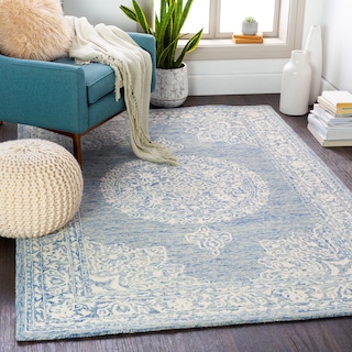 Mandira Handmade Medallion Wool Area Rug