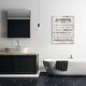 preview thumbnail 10 of 9, Stupell Bathroom Rules Funny Word Wood Textured Design,16x20, Proudly Made in USA - Multi-Color