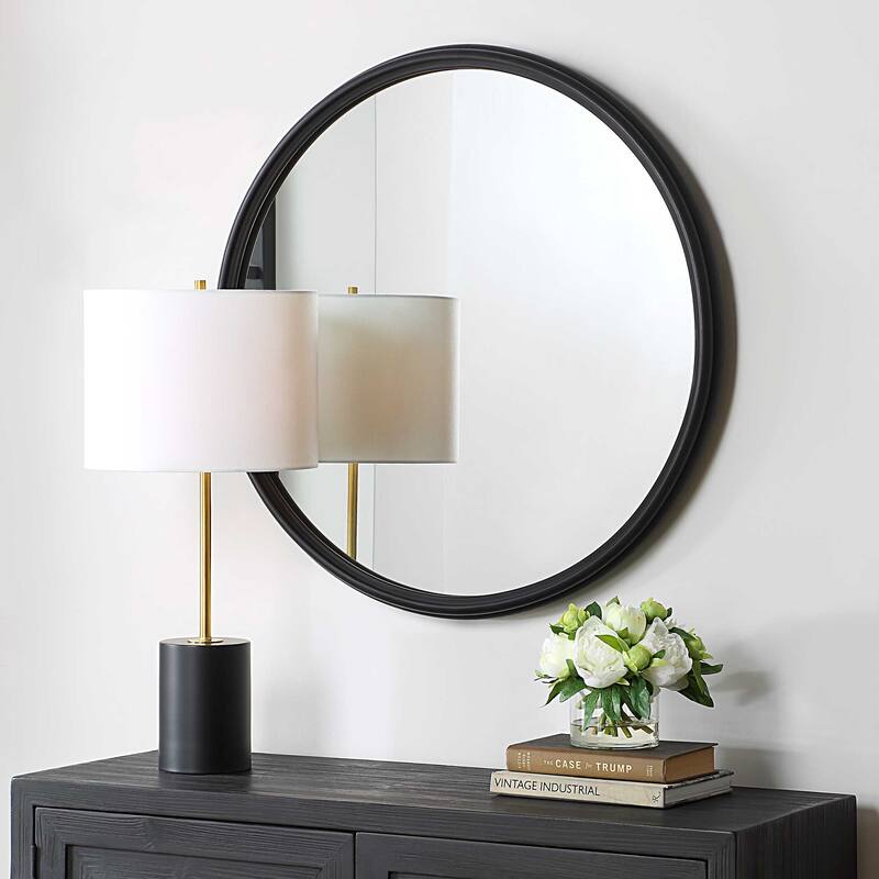 Copper Grove Aluminum Round Mirror