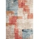 preview thumbnail 48 of 58, Washable Vintage Area Rug Modern Abstract Soft Rug Ivory Multi - 5' x 7' - Rectangle