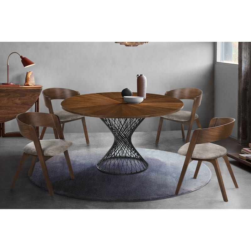 Cirque Jackie 5 Piece Dining Set - Brown