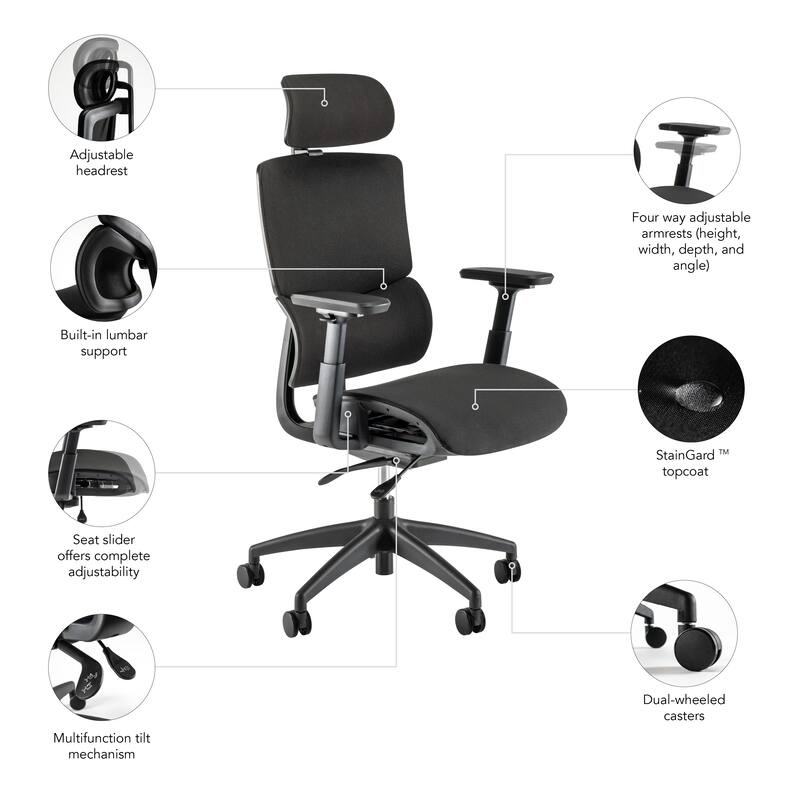 Bush Business Furniture Align High Back Ergonomic Office Chair