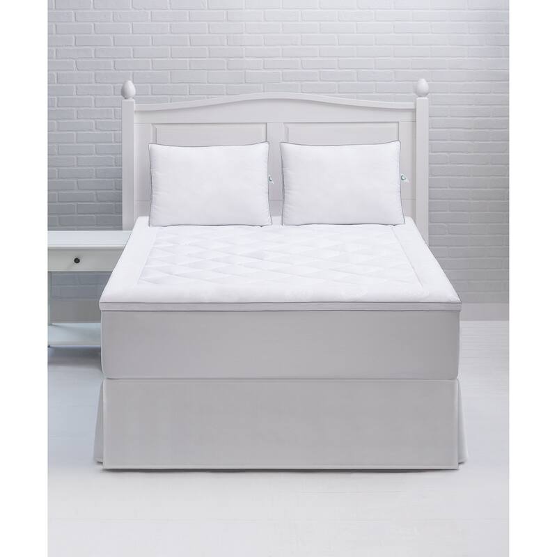 MicronOne Allergy Free Mattress Pad White On Sale Bed Bath