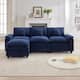 Option Navy/3 Seats with 1 Ottoman