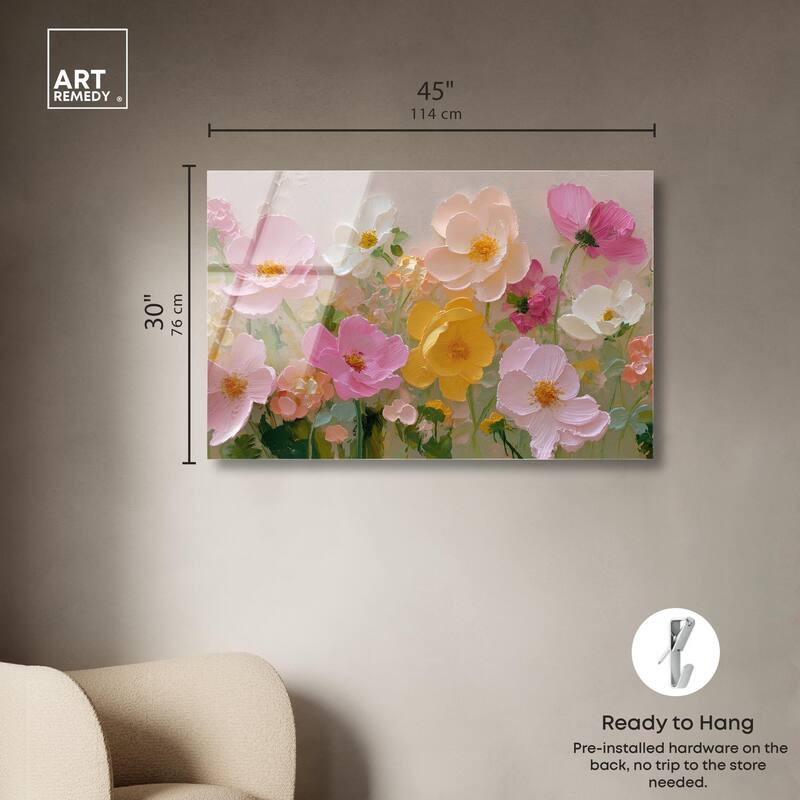 Expressed in Petals II Acrylic by Art Remedy, Ready to Hang