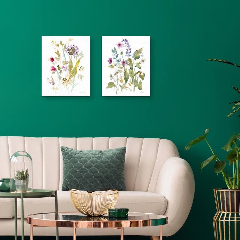 Bloom Delight Flow, Bloom Delight Wave by Annabel Fairfax Canvas Art Prints