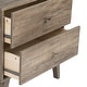 preview thumbnail 45 of 47, Milo Mid-century Modern 2-drawer Open-shelf Tall Nightstand