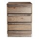 preview thumbnail 18 of 18, Emallson Rustic Natural Tone Wood Low Profile 4-Piece Platform Bedroom Set by Furniture of America