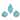 Kurt Adler 80MM Blue Finial, Onion, and Ball Glass Ornaments, 3-Piece Set