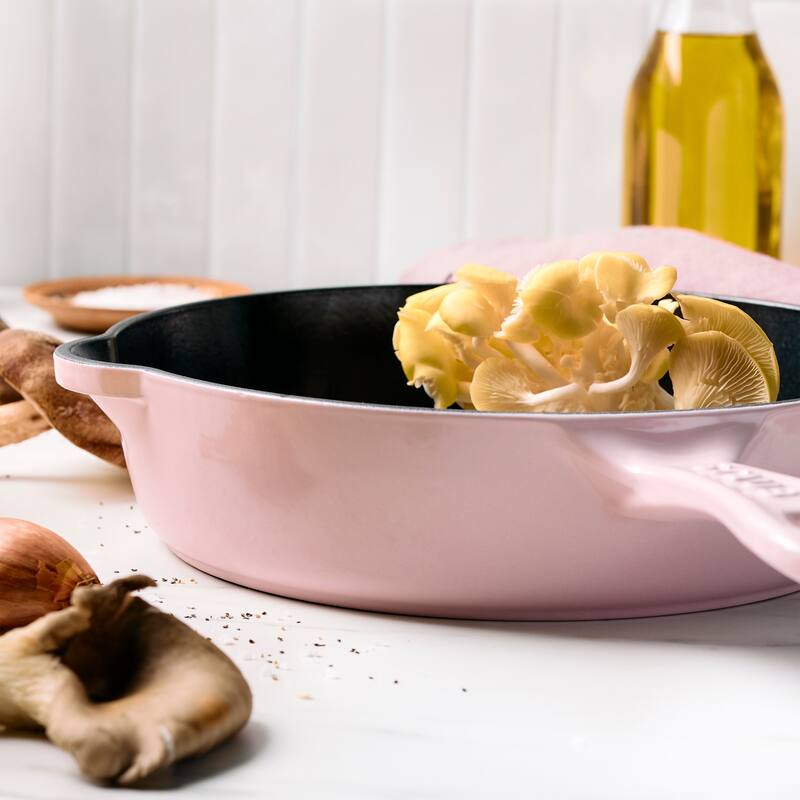 STAUB Cast Iron 8.5-inch Traditional Deep Skillet