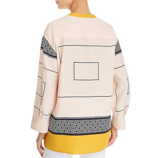 tory burch silk tunic