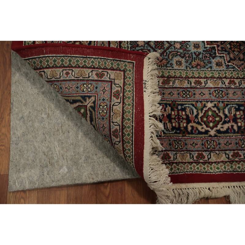Hand Knotted Oriental 100% Wool Carpet Traditional Medallion Red Bidjar Area Rug - 11' 5'' X 8' 4''