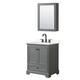 Option Dark Gray, Black Trim, Giotto Quartz Top