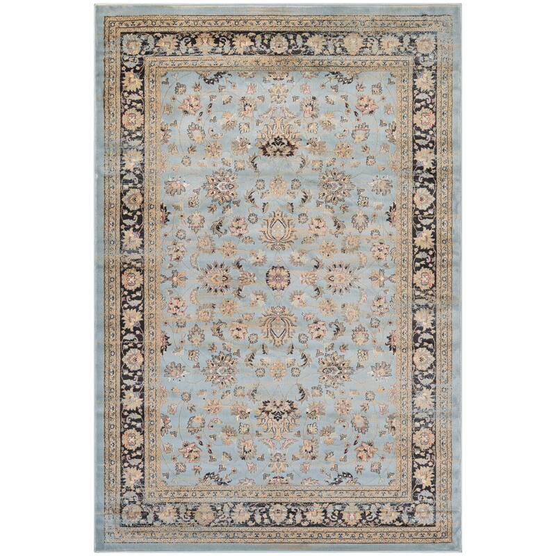 Couristan Zahara Farahan Amulet Area Rug - 9'2" x 12'5" - Light Blue/Black