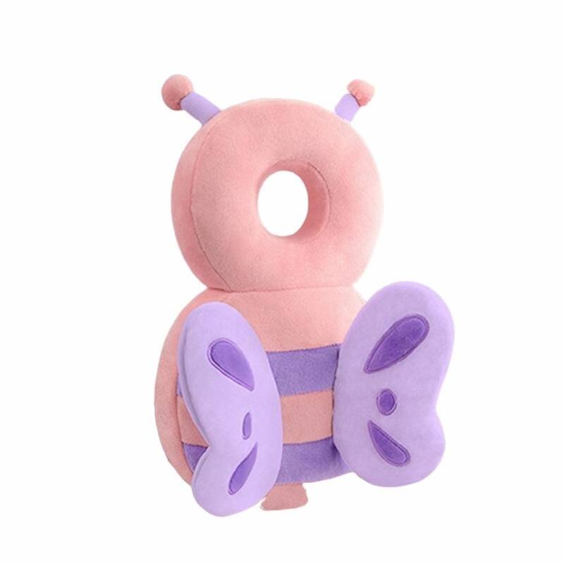 Toddler Baby Head Protection Cushion Cute Baby Walker Head Protector Toddler Adjustable Cartoon Back Protection Pillow