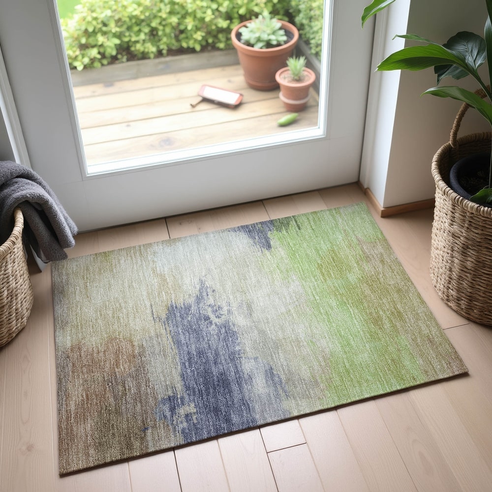 Premium Washable Super Soft Abstract Ombre Mayfield Rug