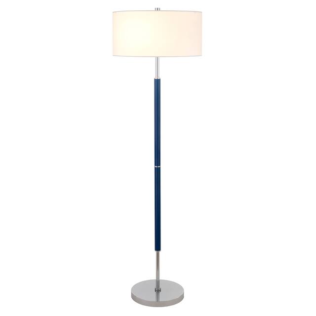 Silver Orchid Gotho Pedestal Contemporary Floor Lamp