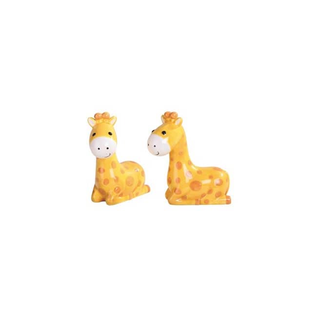 Q-Max 3.5" H Cute Resting Giraffe Salt and Pepper Sahker 2 PCS Set
