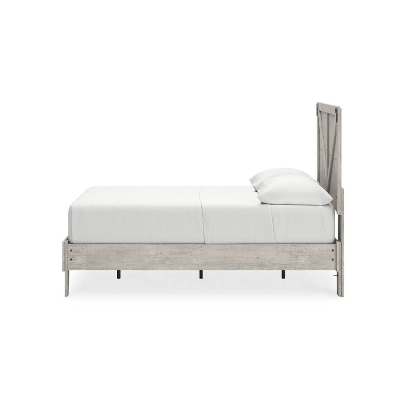 Signature Design by Ashley Shawburn White Platform Bed
