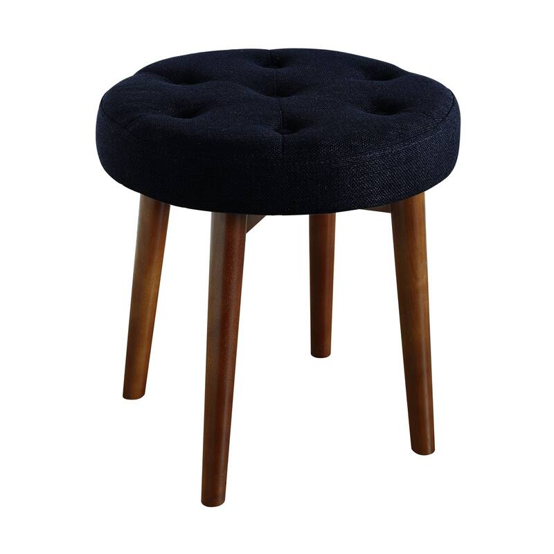 Elle Decor Penelope Round Tuft Stool