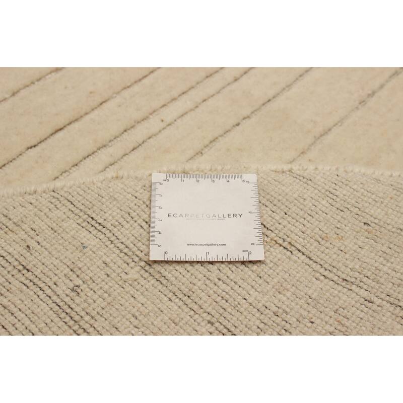 Kashkuli Gabbeh Cream Rug 4'0" x 4'0" - 4'0 x 4'0