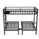 preview thumbnail 10 of 12, Twin over Twin & Twin Bunk Beds for 3,Twin XL over Twin & Twin Bunk Bed Metal Triple Bunk Bed