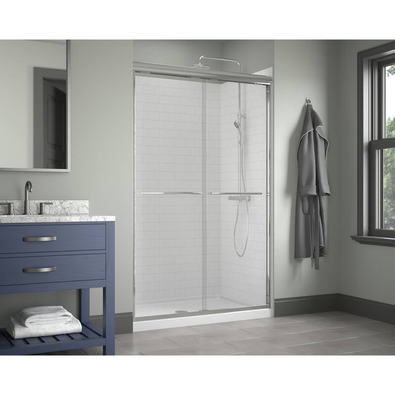 CRAFT + MAIN CVSS4665-CL Cove 65" High x 46" Wide Sliding Frameless