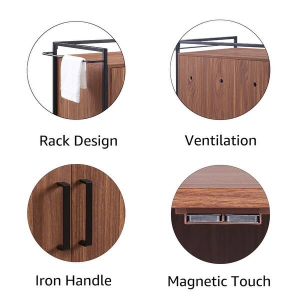 Shop Unipaws Cat Litter Box Enclosure Cat Washroom Bench Nightstand Overstock 30898108