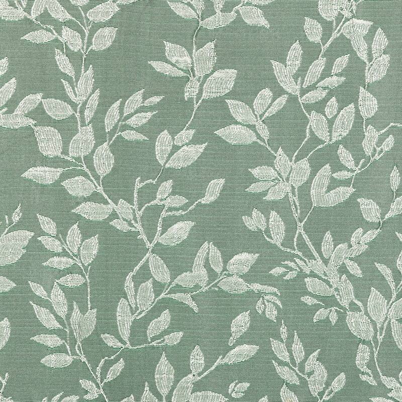 Sun Zero Estelle 2-Piece Foliage Woven Jacquard Total Blackout Back Tab Curtain Panel Pair