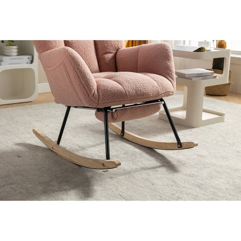 Teddy Rocking Chair with Adjustable Footrest