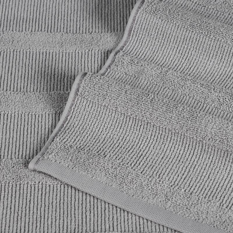 Superior Roma Cotton Ribbed Soft Highly Absorbent Hand Towel Set of 6