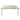 Sagebrook Home Square Metal & Aluminum Coffee Table - White & Silver 40" Modern Textured Accent - 40" x 40" x 18"
