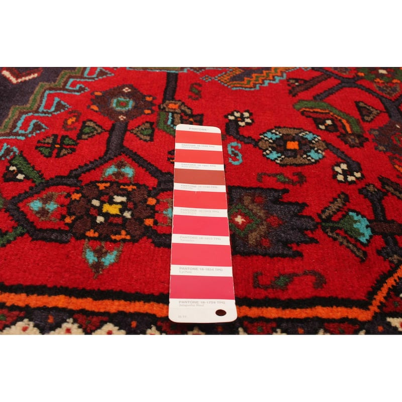 ECARPETGALLERY Hand-knotted Anadol Red Wool Rug - 3'11 x 7'0