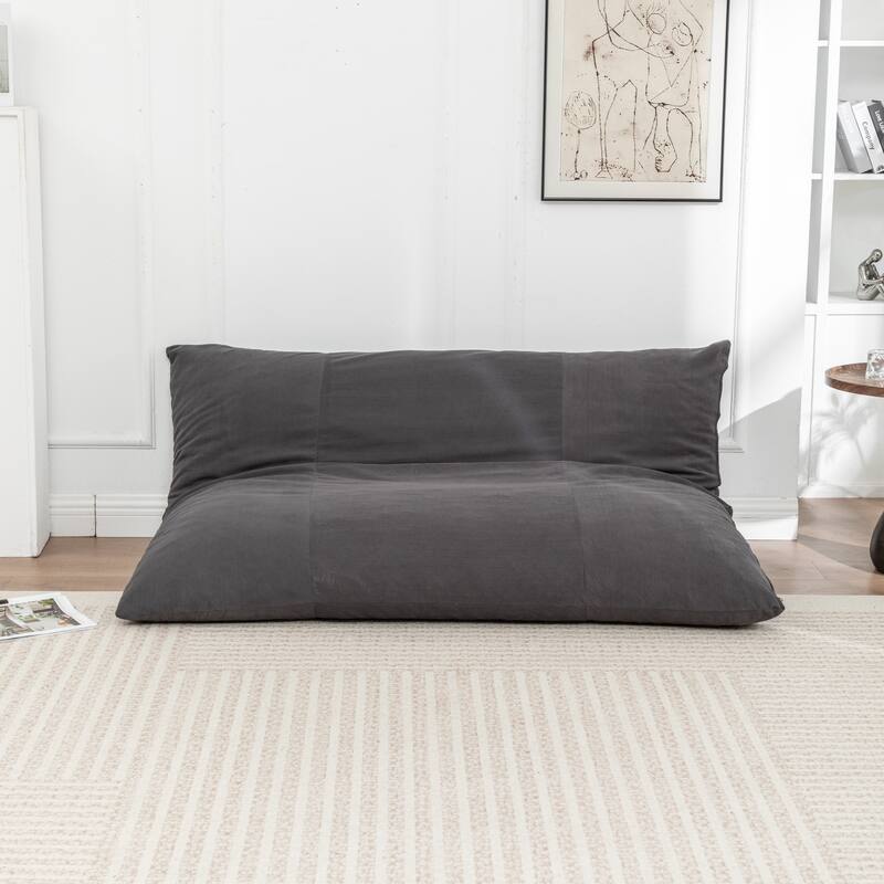 Extra Large Floor Bean Bag Chair - Lazy Lounger for Adults & Kids in Living Rooms & Balconies